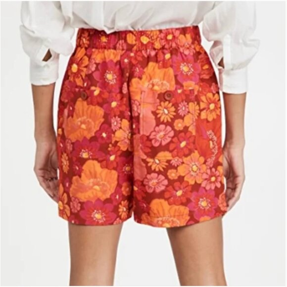 Free People Palo Duro Floral High Waist Shorts Size S - Picture 4 of 15